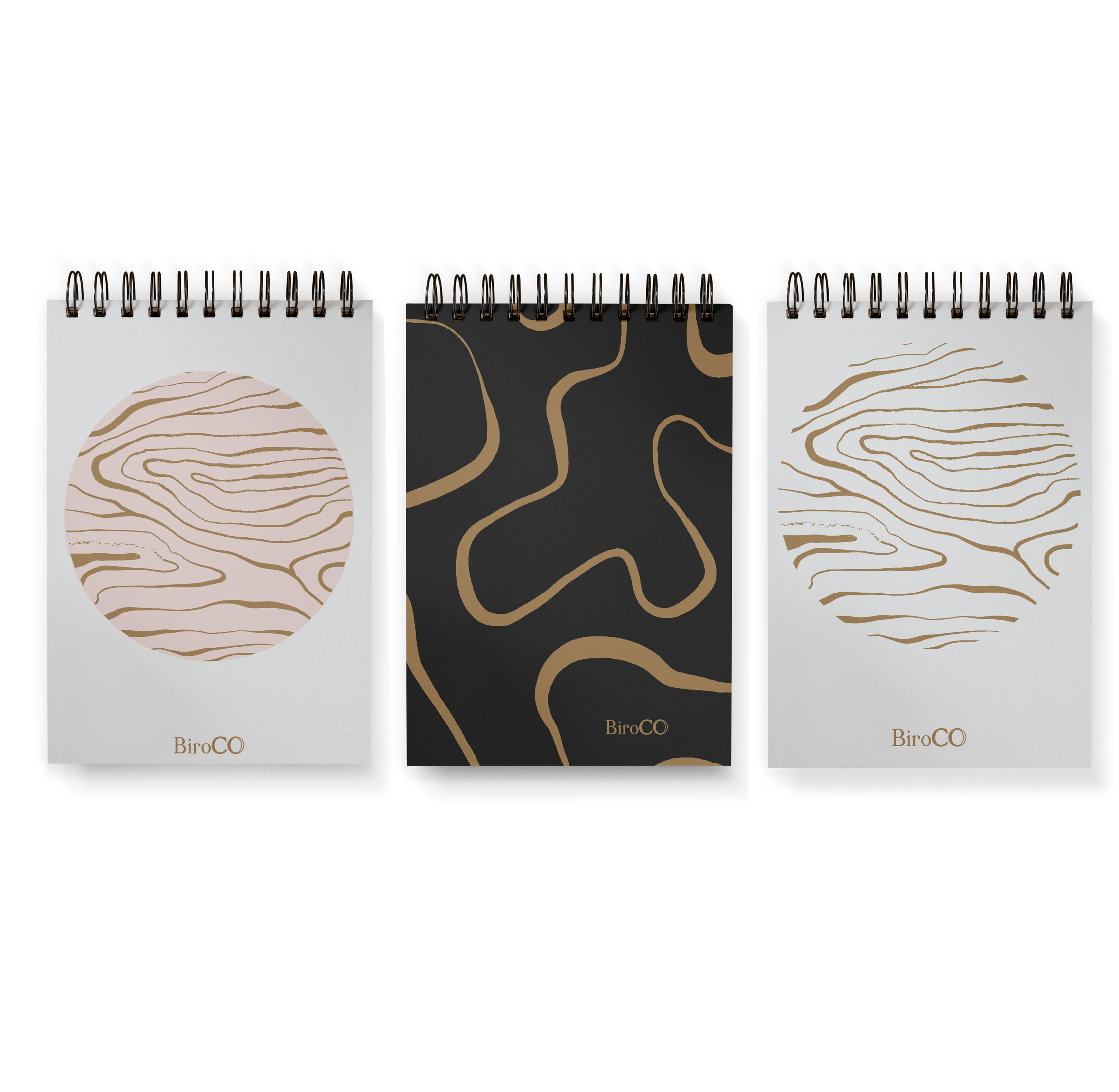 Carnetel notite format A7, 50 file liniatura dictando, spirala metalica - imagine 5